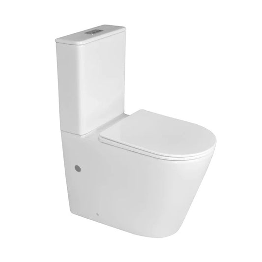 Tornado Rimless Toilet Suite + Slim Seat + S trap