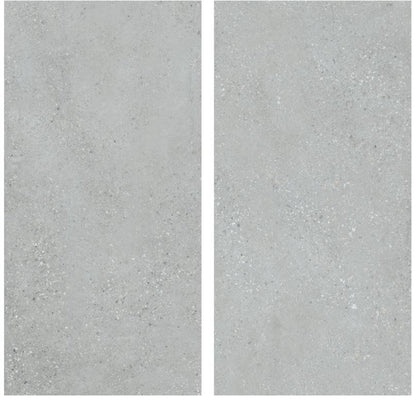 600 X 1200 Porcelain Tiles - Terrazzo Dark Brown - Matt