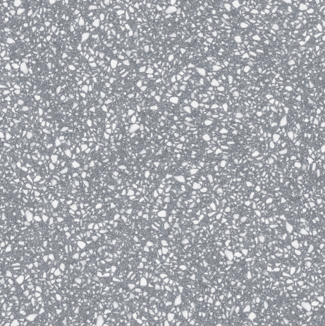 600x600 Porcelain Tiles - Matt Medium Grey Terrazzo