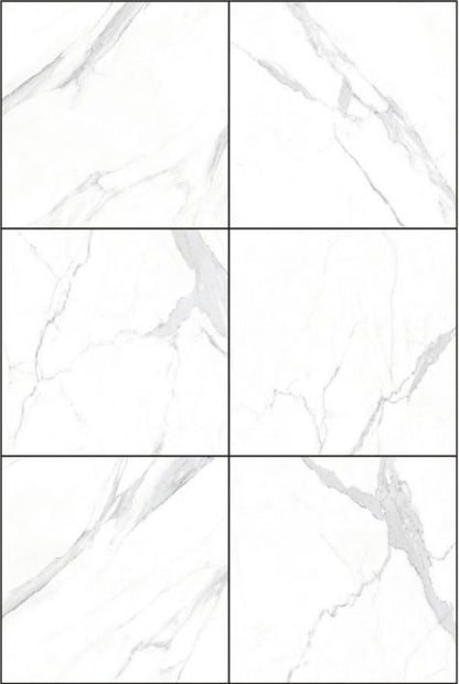 900 X 900 Porcelain Tiles - Gloss Calacatta