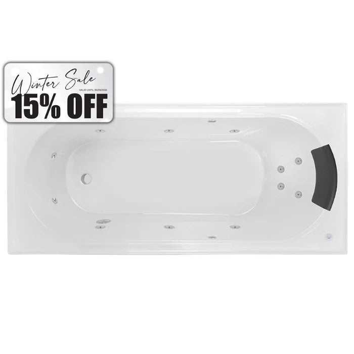Turin 1520 1665 1790 Contour 12 Jet Spa Bath