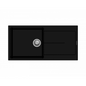 Carysil Black Single Bowl with Drainer Granite Kitchen Sink 1000*440mm