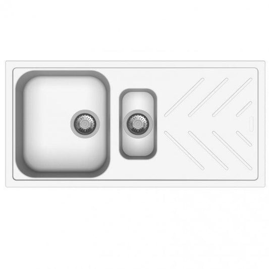 New Beethoven D150 Snova White 1 and 1/4 Bowl Granite Kitchen Sink 1000*500mm