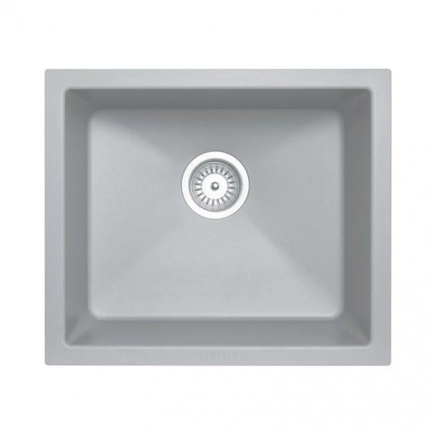 Carysil Concrete Grey Single Bowl Granite Kitchen Sink 533*457mm