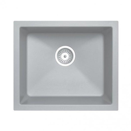 Carysil Concrete Grey Single Bowl Granite Kitchen Sink 533*457mm