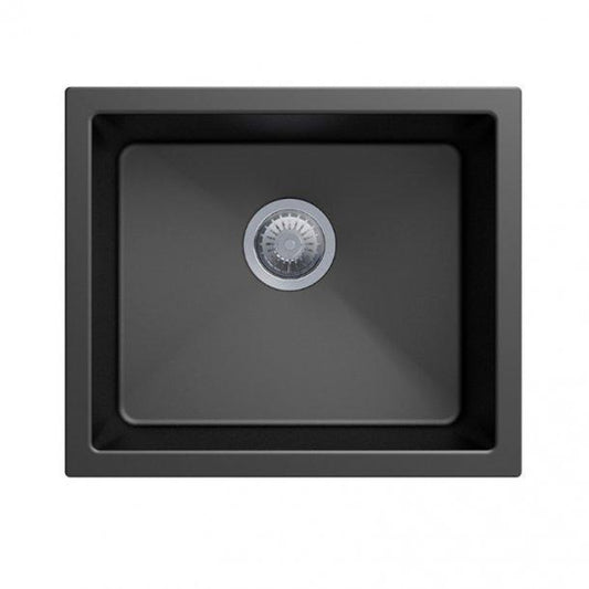 Carysil Black Single Bowl Granite Kitchen Sink 533*457mm
