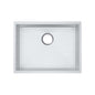 304 Stainless Steel Hand-made Single Bowl Kitchen Sink(Round Edges) 600*450*300mm