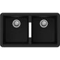 Carysil CG2B Black Double Bowl Granite Kitchen Sink 824*481*241mm