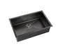 304 Stainless Steel Black Hand-made Single Bowl Kitchen Sink(Round Edges) 762*457*254mm