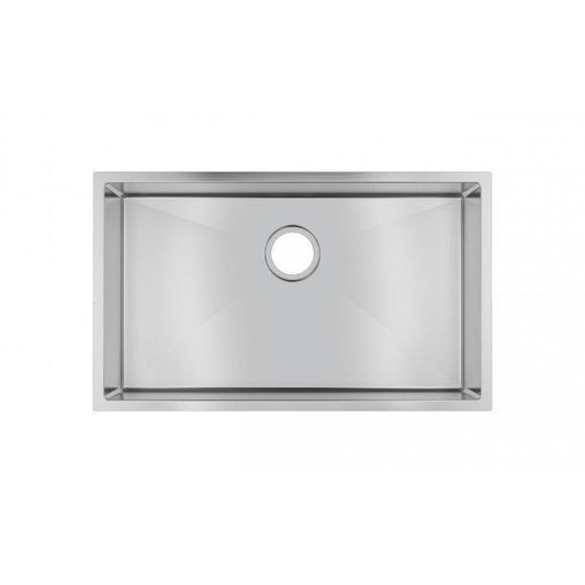 304 Stainless Steel Hand-made Single Bowl Kitchen Sink(Round Edges) 762*457*254mm