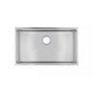 304 Stainless Steel Hand-made Single Bowl Kitchen Sink(Round Edges) 762*457*254mm