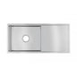 304 Stainless Steel Hand-made Single Bowl Kitchen Sink(Round Edges) 960*450*230mm
