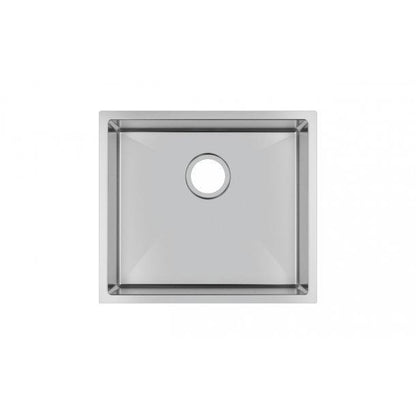 304 Stainless Steel Hand-made Single Bowl Kitchen Sink(Round Edges) 510*450*230mm