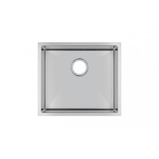 304 Stainless Steel Hand-made Single Bowl Kitchen Sink(Round Edges) 510*450*230mm