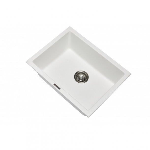 Carysil White Single Big Bowl Granite Kitchen Sink 610*457mm