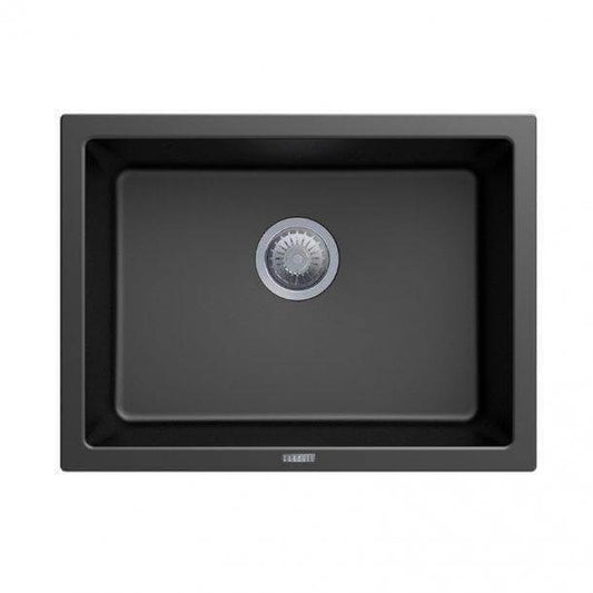 Carysil Black Single Big Bowl Granite Kitchen Sink 610*457mm