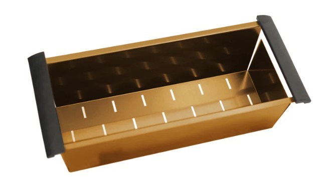 440mm Square Stainless Steel Colander for Kitchen Sink