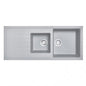 Carysil Vivaldi Concrete Grey 1 and 1/2 Bowl  Granite Kitchen Sink 1160*500mm