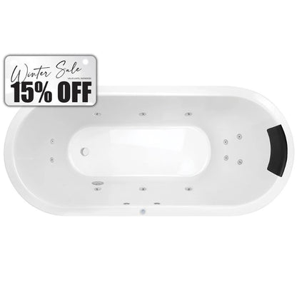 Uno 1530 1700 Contour 12 Jet Spa Bath