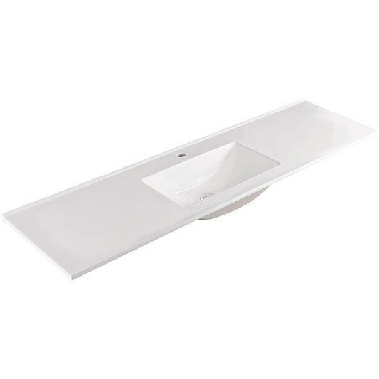 Vanessa 1800 Single Bowl Poly-Marble Basin-Top
