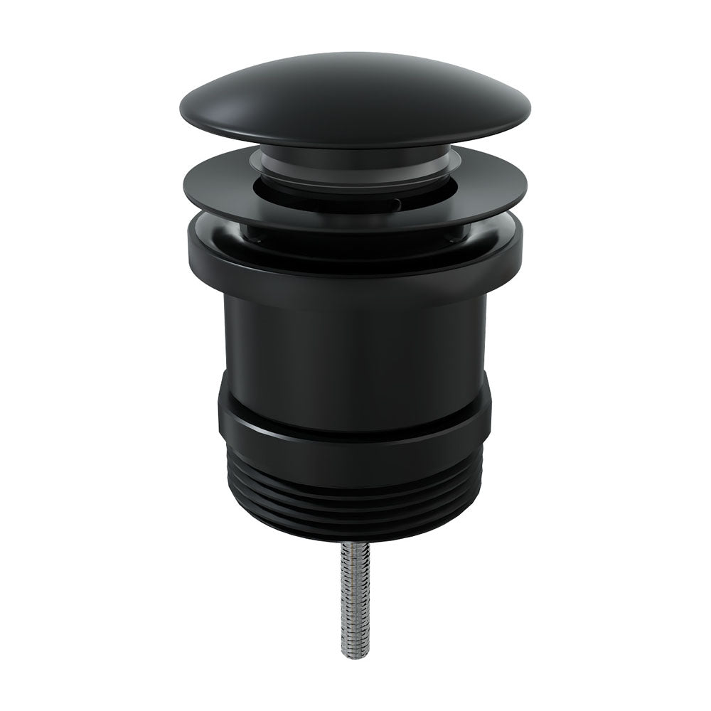 UNIVERSALWASTE 32/40mm Dome Pop Up Pull Out Matte Black