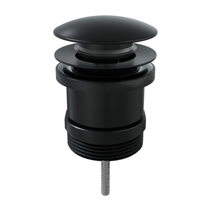 UNIVERSALWASTE 32/40mm Dome Pop Up Pull Out Matte Black