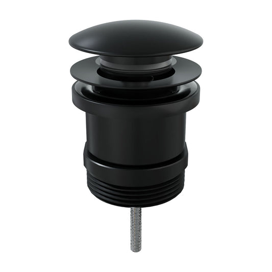 UNIVERSALWASTE 32/40mm Dome Pop Up Pull Out Matte Black