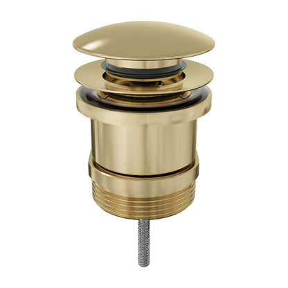 UNIVERSALWASTE 32/40mm Dome Pop Up Pull Out Urban Brass