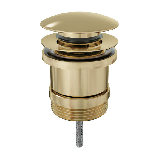 UNIVERSALWASTE 32/40mm Dome Pop Up Pull Out Urban Brass