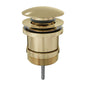 UNIVERSALWASTE 32/40mm Dome Pop Up Pull Out Urban Brass