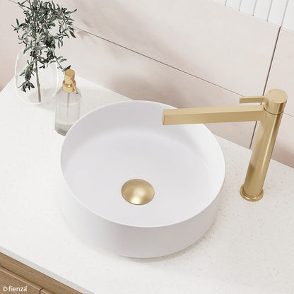 UNIVERSALWASTE 32/40mm Dome Pop Up Pull Out Urban Brass