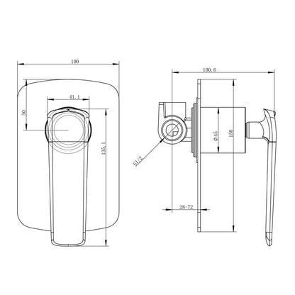 Wall Mixer