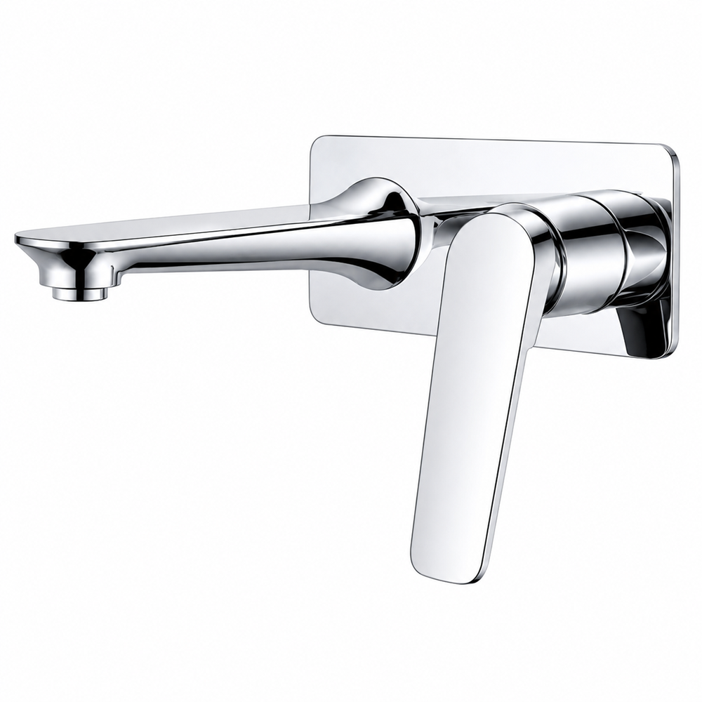 Selene French Gold Wall Mounted Basin Faucet