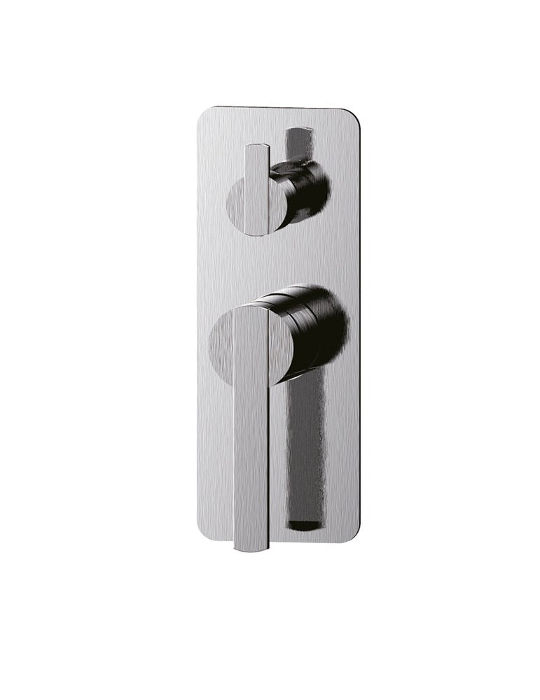 ROMEO Shower Mixer with Diverter in Brushed Nickel