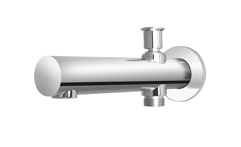 JESS Bath Spout with Diverter in Chrome
