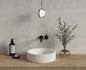 PIAZA Above Counter Basin in Matte White