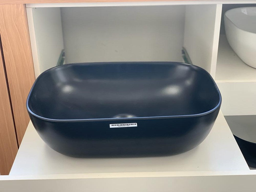 Above Counter Basin-Square-Matte Black 460x320x140