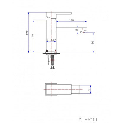 Short Basin Mixer