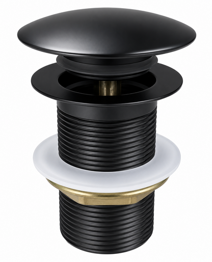 Brass Pop Up Waste No Overflow