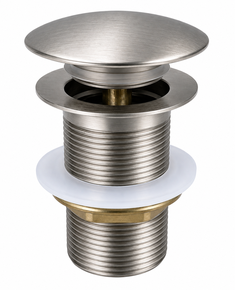 Brass Pop Up Waste No Overflow