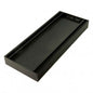 Lauxes Aluminium Midnight Slimline Tile Insert Grate Black 100*100*26mm (Maximum Length 5600mm,72mm Waste)