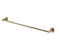 Lucid Pin Series Brushed Brass Single Towel Rack Rail 800mm
