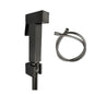 Square Brass BRUSHED YELLOW GOLD Toilet Bidet Spray Kit with 1.2m PVC Hose
