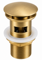 Brass Pop Up Waste with Overflow COPY