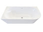 1500 Gloss White Bathtub - Left Hand