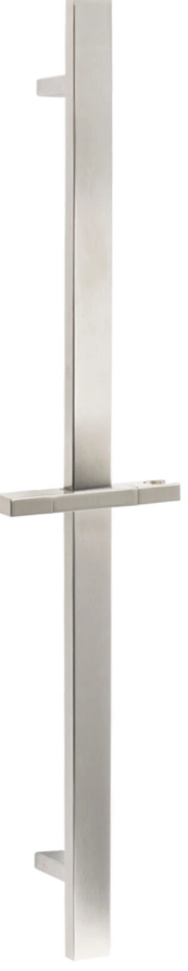 Square Brush Nickel Hand held Shower  Rail