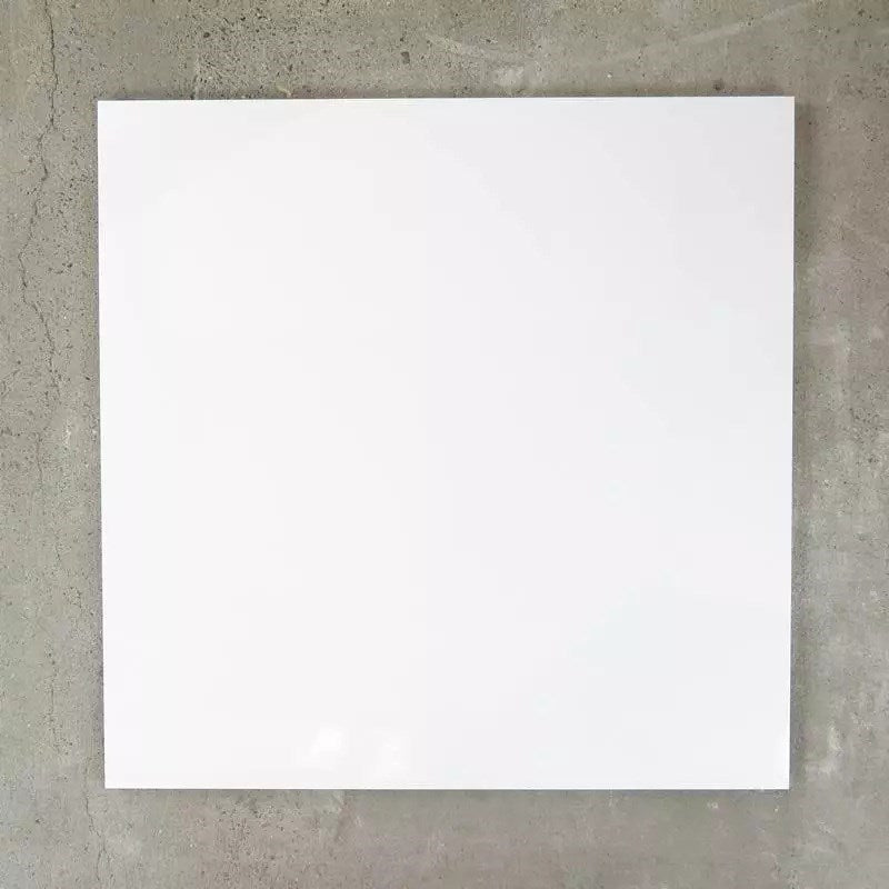 Porcelain Tiles 600 X 600 Full Body Pure White Lappato