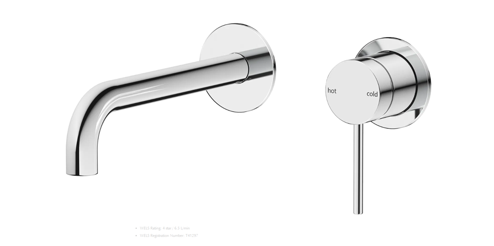 Vivid Wall Spout & Mixer Combo