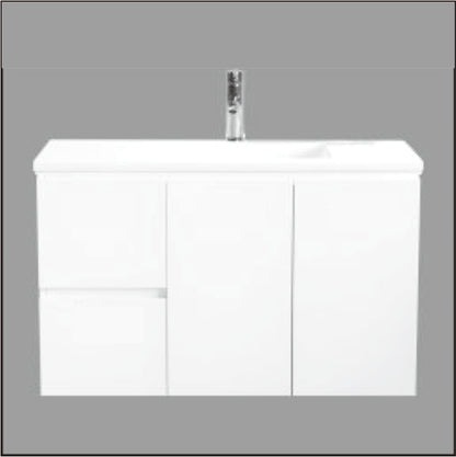 900 Vanity Unit - Lucas Slim Series - Wall Hung