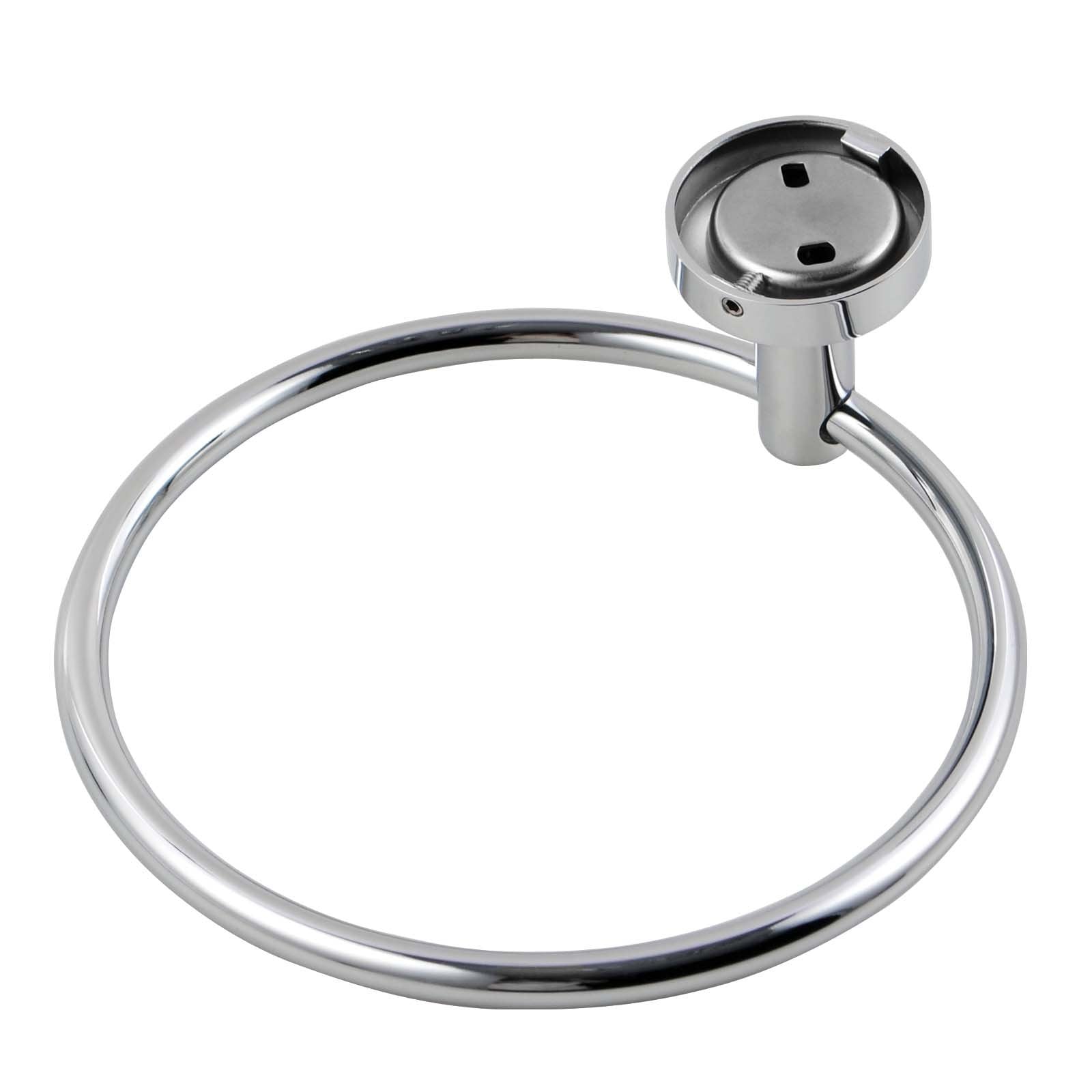 Pentro Chrome Round Wall Mounted Round Hand Towel Ring